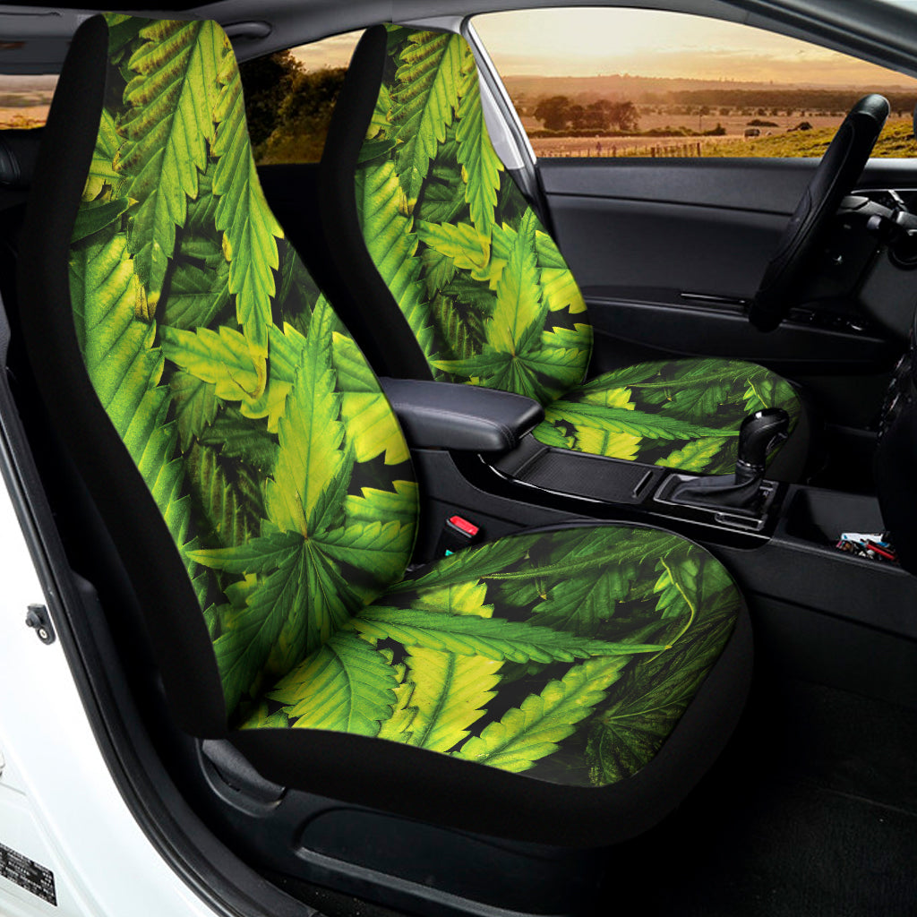 Cannabis Print Universal Fit Car Seat Covers