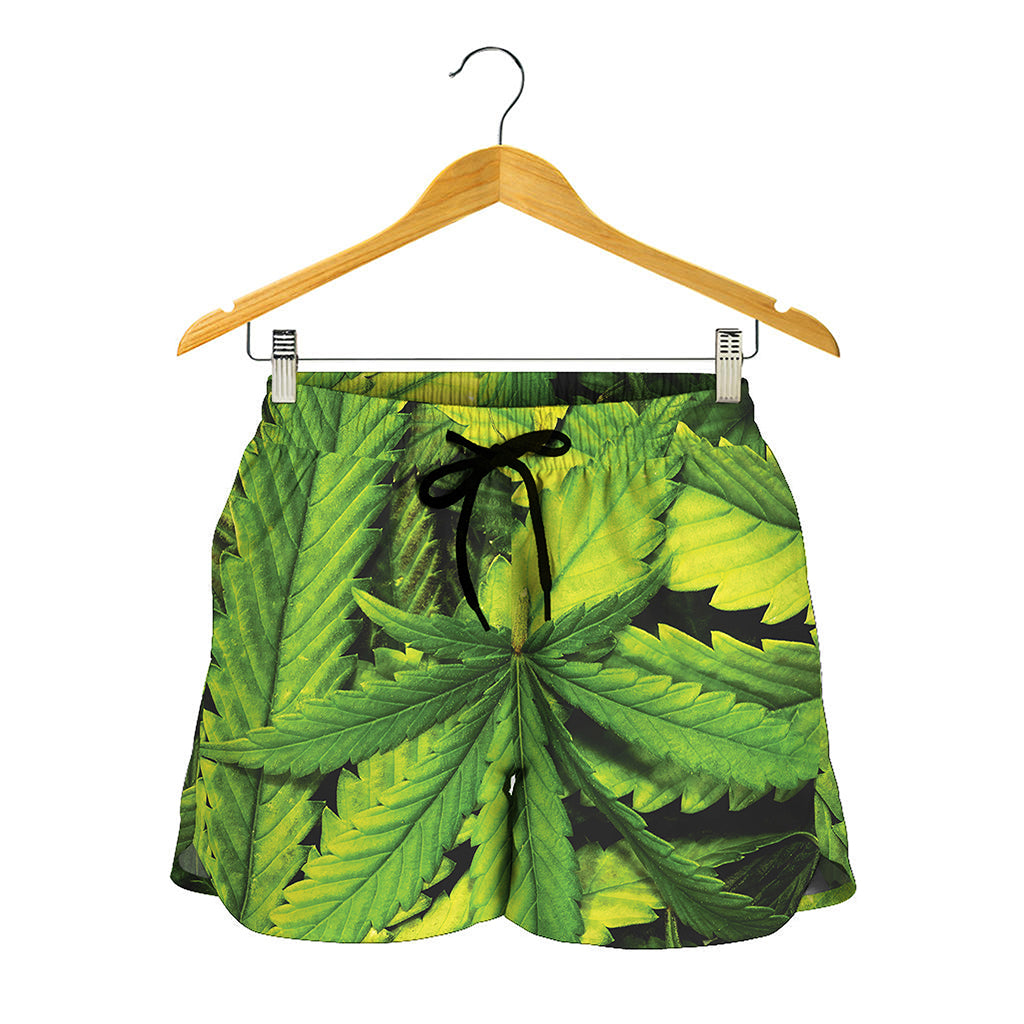 Cannabis Print Women's Shorts