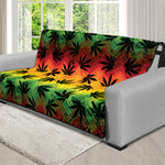 Cannabis Rasta Pattern Print Futon Protector