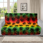 Cannabis Rasta Pattern Print Futon Protector