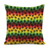 Cannabis Rasta Pattern Print Pillow Cover