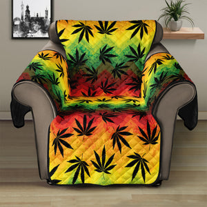 Cannabis Rasta Pattern Print Recliner Protector