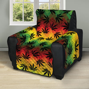 Cannabis Rasta Pattern Print Recliner Protector