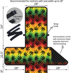 Cannabis Rasta Pattern Print Recliner Protector