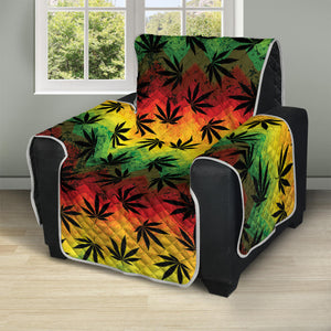 Cannabis Rasta Pattern Print Recliner Protector