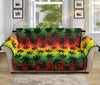 Cannabis Rasta Pattern Print Sofa Protector