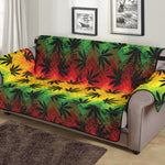 Cannabis Rasta Pattern Print Sofa Protector