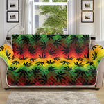 Cannabis Rasta Pattern Print Sofa Protector