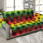 Cannabis Rasta Pattern Print Sofa Protector