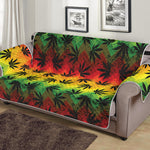 Cannabis Rasta Pattern Print Sofa Protector