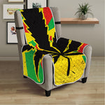 Cannabis Rasta Print Armchair Protector