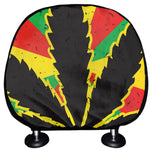 Cannabis Rasta Print Car Headrest Covers