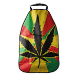 Cannabis Rasta Print Car Seat Organizers