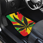 Cannabis Rasta Print Front Car Floor Mats