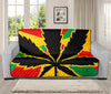 Cannabis Rasta Print Futon Protector