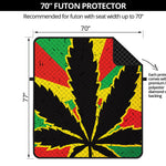 Cannabis Rasta Print Futon Protector