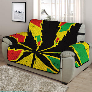 Cannabis Rasta Print Half Sofa Protector