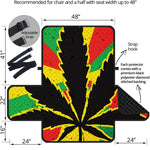 Cannabis Rasta Print Half Sofa Protector