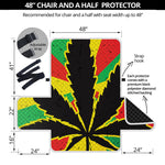 Cannabis Rasta Print Half Sofa Protector