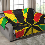 Cannabis Rasta Print Loveseat Protector