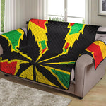 Cannabis Rasta Print Loveseat Protector