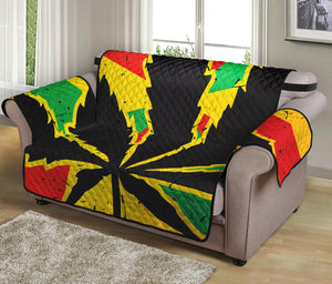 Cannabis Rasta Print Loveseat Protector