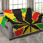 Cannabis Rasta Print Loveseat Protector