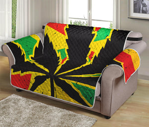 Cannabis Rasta Print Loveseat Protector