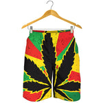 Cannabis Rasta Print Men's Shorts