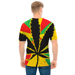 Cannabis Rasta Print Men's T-Shirt