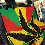 Cannabis Rasta Print Pet Car Back Seat Cover