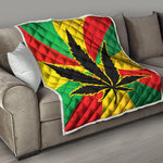 Cannabis Rasta Print Quilt