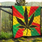 Cannabis Rasta Print Quilt
