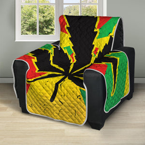 Cannabis Rasta Print Recliner Protector