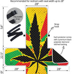 Cannabis Rasta Print Recliner Protector