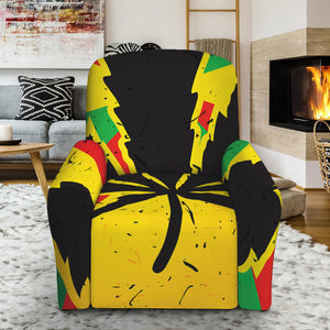 Cannabis Rasta Print Recliner Slipcover