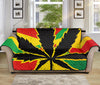 Cannabis Rasta Print Sofa Protector