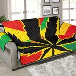 Cannabis Rasta Print Sofa Protector