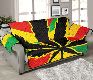 Cannabis Rasta Print Sofa Protector