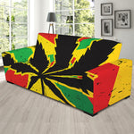 Cannabis Rasta Print Sofa Slipcover