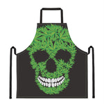 Cannabis Skull Print Apron