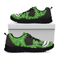 Cannabis Skull Print Black Running Shoes