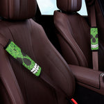 Cannabis Skull Print Car Seat Belt Covers