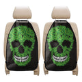 Cannabis Skull Print Car Seat Organizers