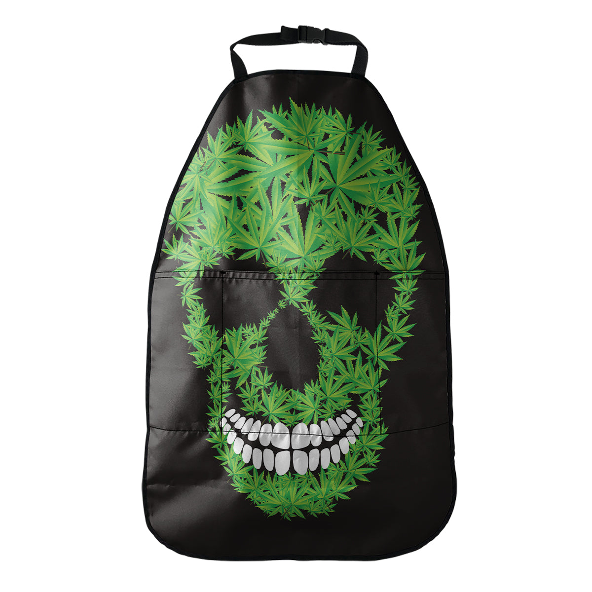 Cannabis Skull Print Car Seat Organizers