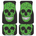 Cannabis Skull Print Front and Back Car Floor Mats