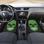 Cannabis Skull Print Front and Back Car Floor Mats