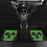 Cannabis Skull Print Front and Back Car Floor Mats