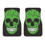 Cannabis Skull Print Front Car Floor Mats