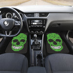 Cannabis Skull Print Front Car Floor Mats